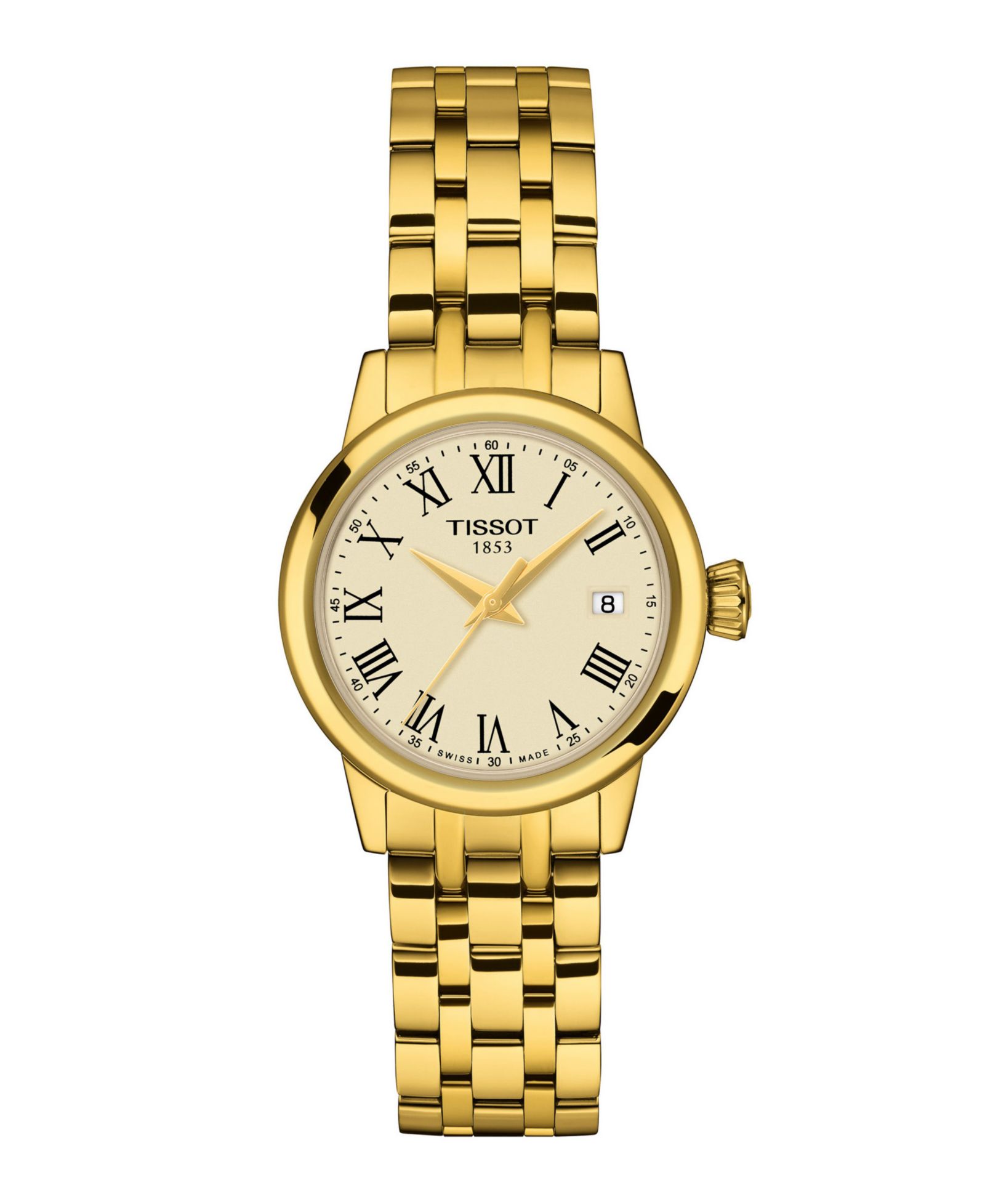 Tissot Women's Gold Stainless Steel Bracelet Watch, 28mm