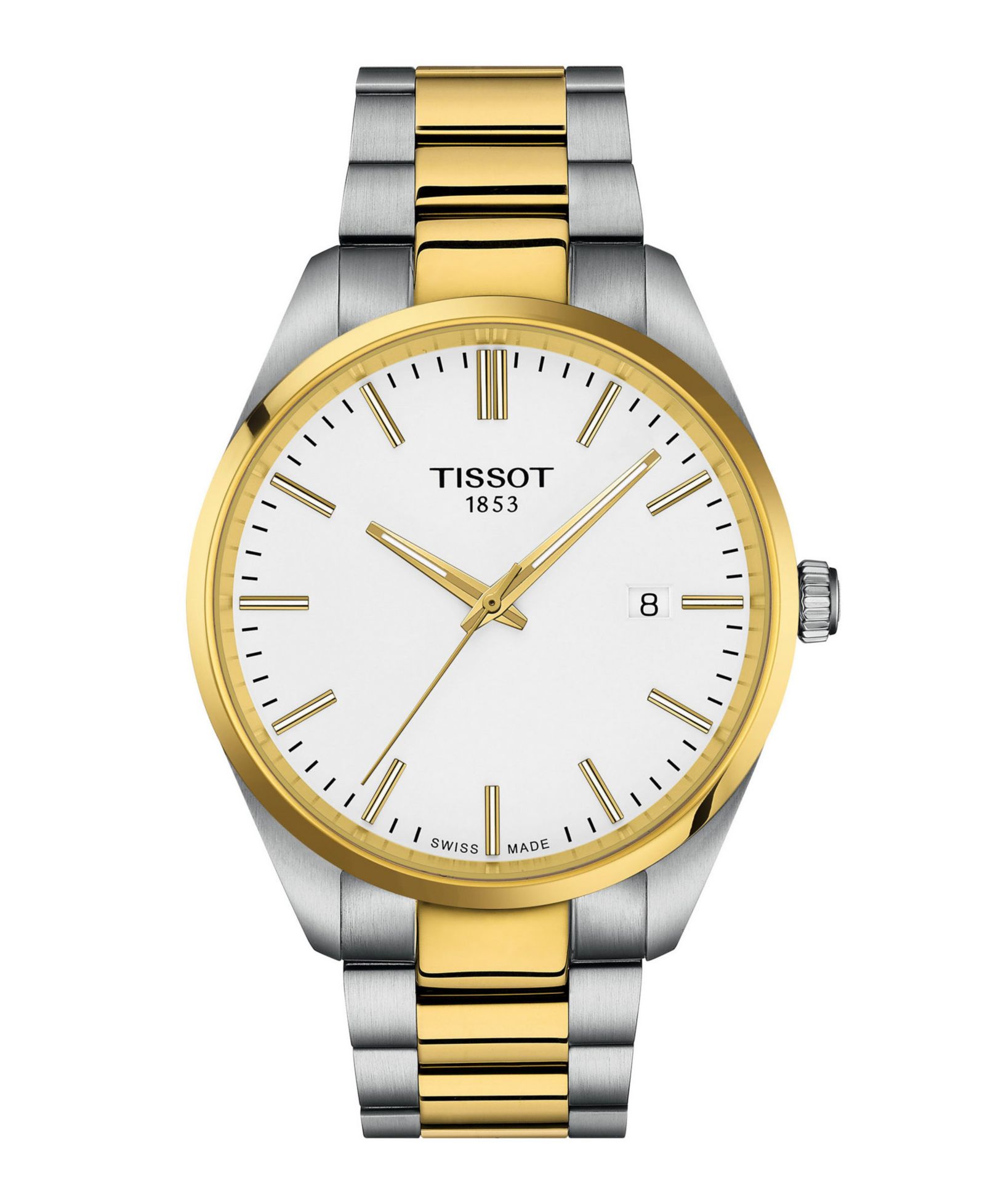Мужские часы Tissot gray stainless steel Bracelet, 40mm
