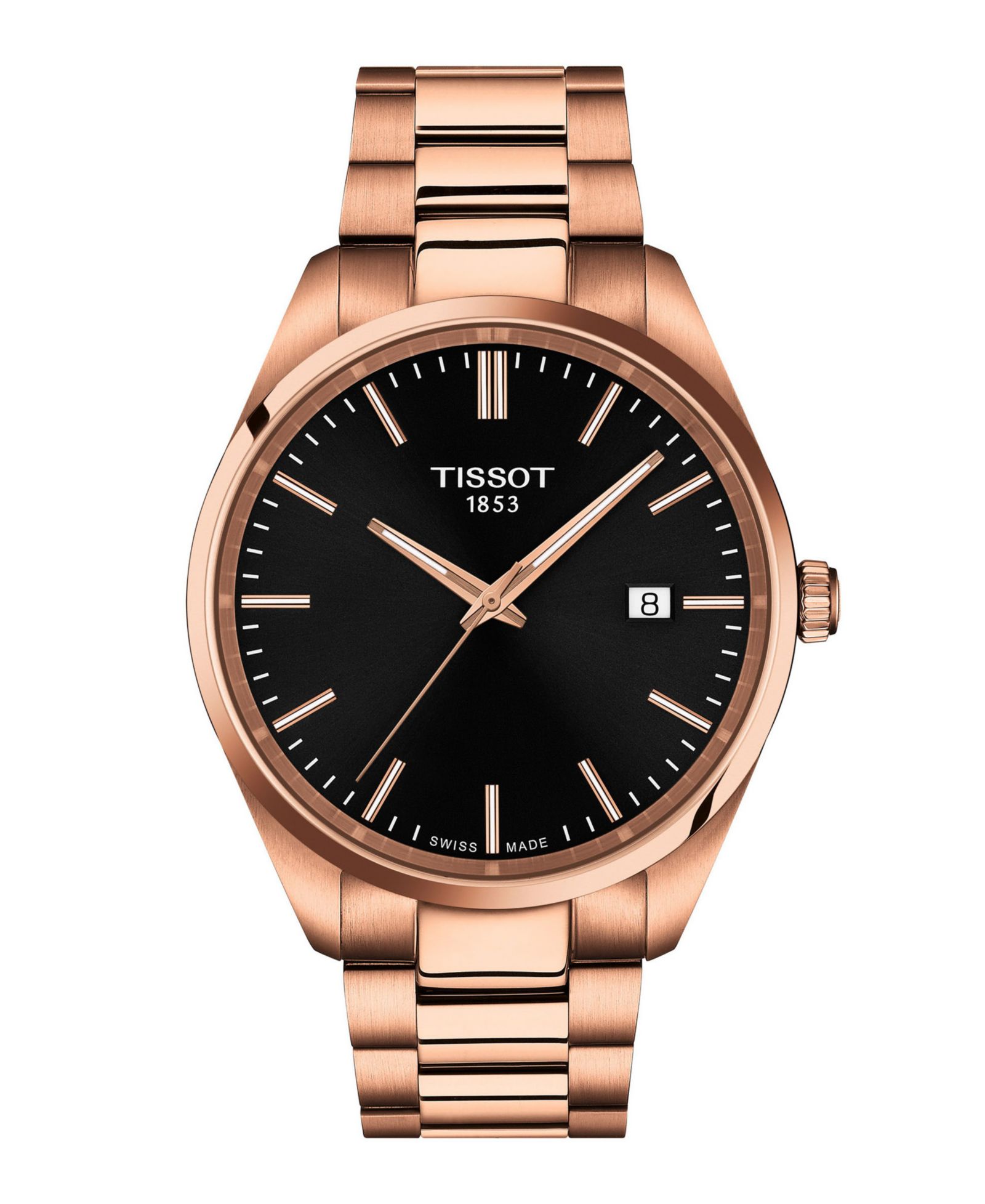 Tissot Мужские часы из розового золота и нержавеющей стали, 40mm