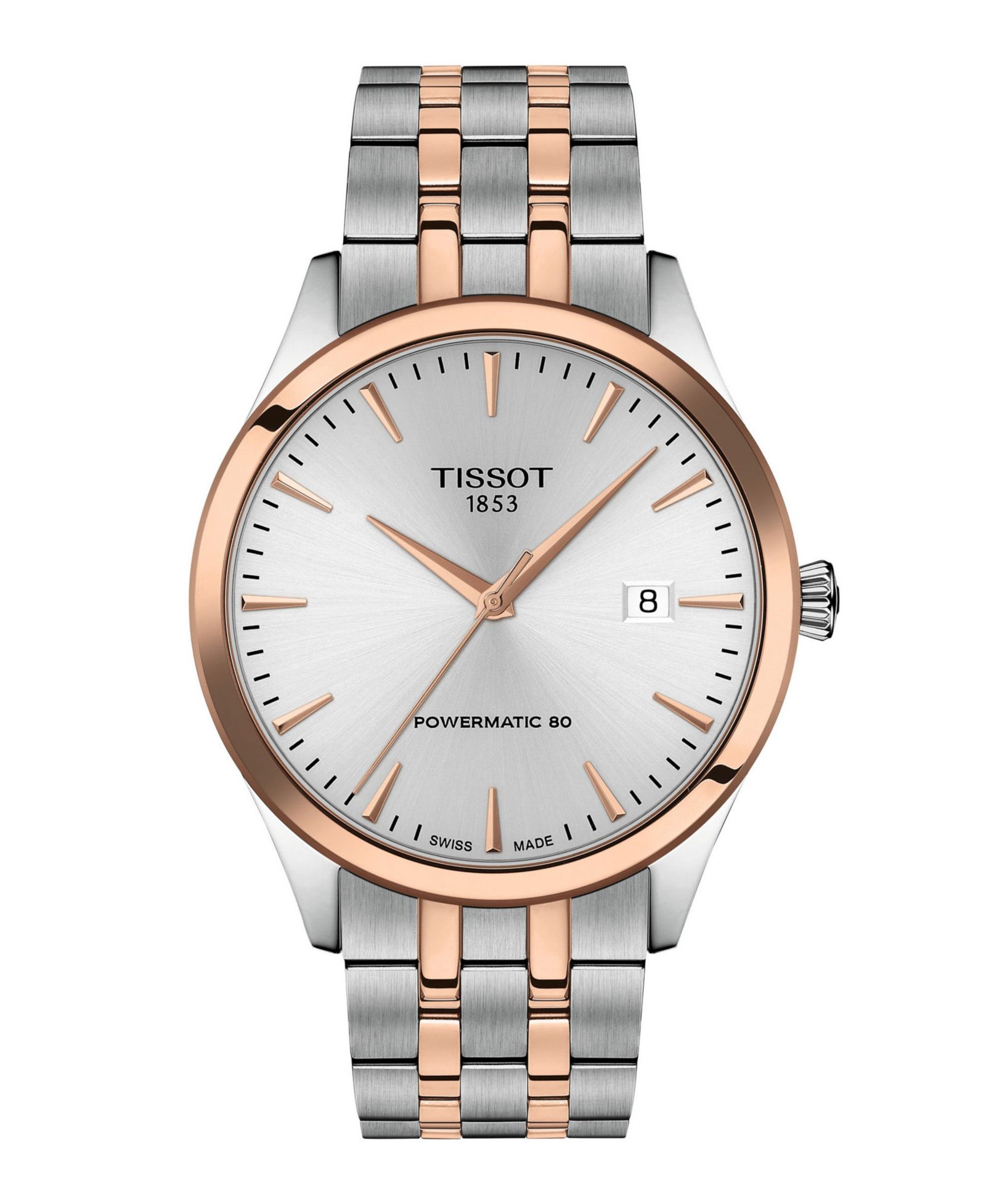 Мужские часы Tissot gray stainless steel Bracelet, 40mm