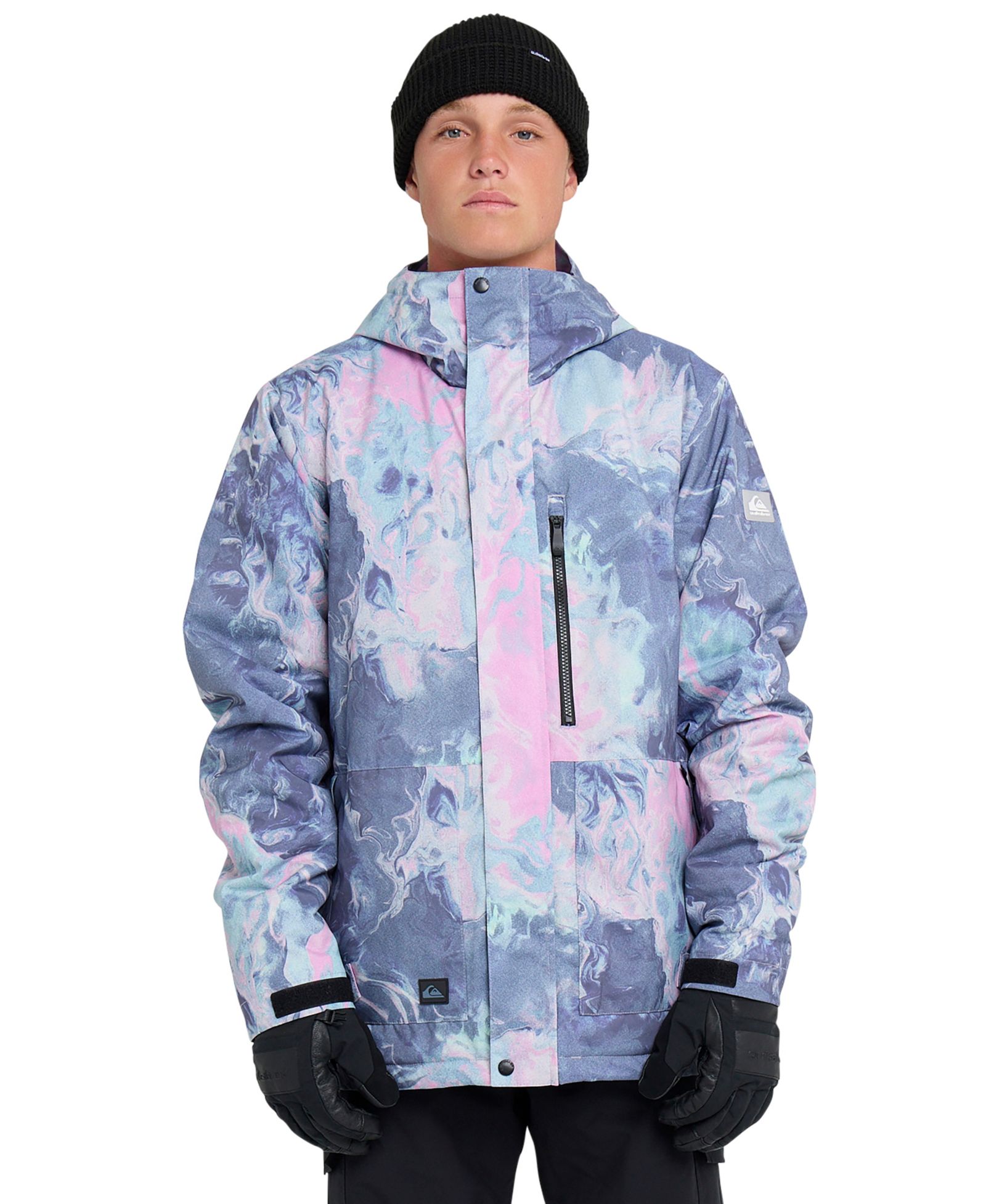 Quiksilver Men's Mission Printed Long-Sleeve Jacket