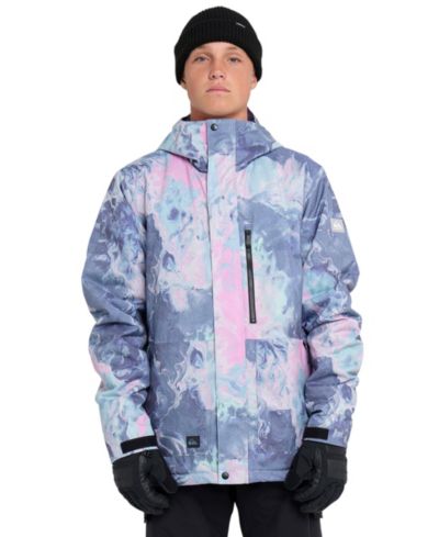 Quiksilver Мужская куртка с принтом и длинным рукавом