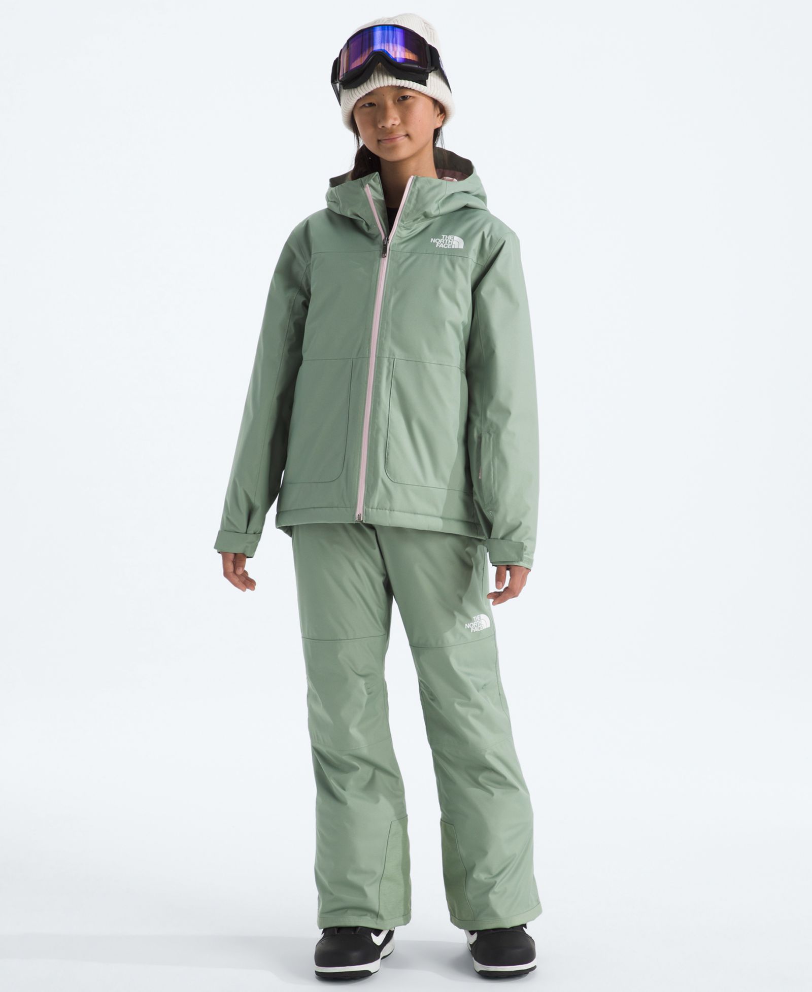 The North Face детские водонепроницаемые утепленные брюки 6-16