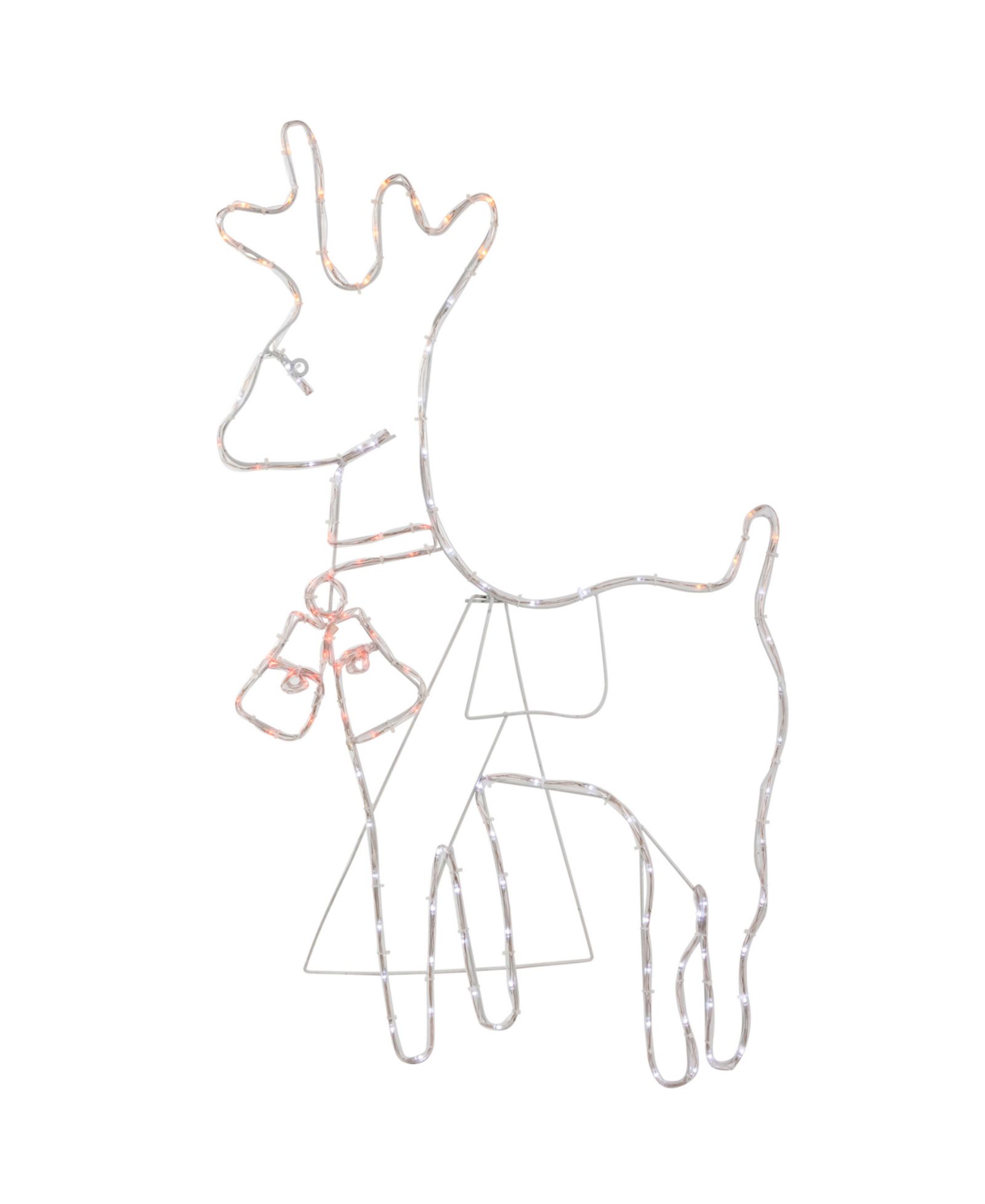 Northlight 36" Lighted Standing Reindeer Silhouette Outdoor Christmas Décor