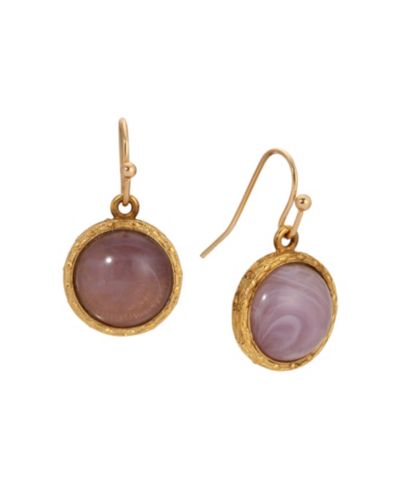 Серьги 2028 Round Color Stone Wire