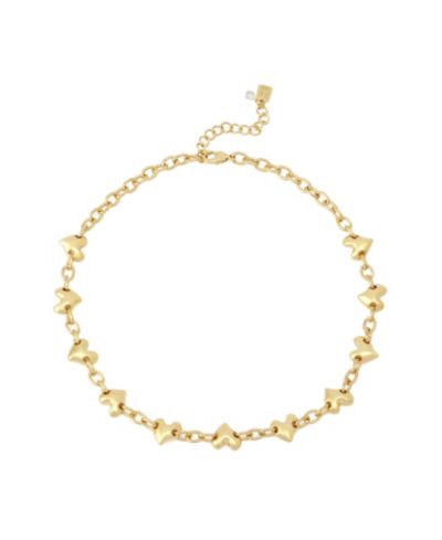 Золотое ожерелье с кулоном в виде сердца Robert Lee Morris Soho Gold Heart Charm Collar Necklace