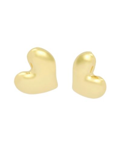 Серьги Robert Lee Morris Soho Gold Heart Clip-On