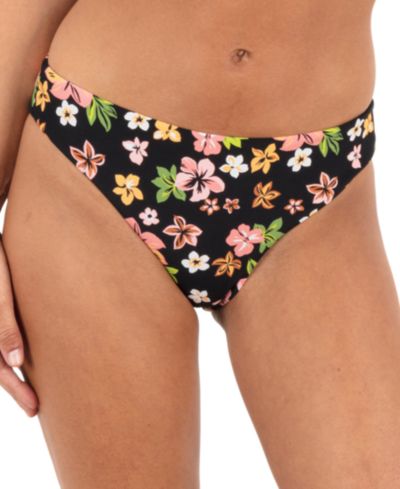Hurley Женские плавки Max Hibiscus Dream Mid-Cheeky