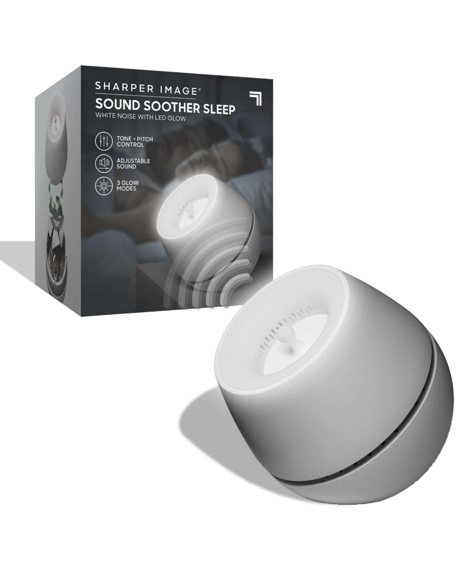 Sharper Image звуковой успокоитель Sound Soother с LED подсветкой