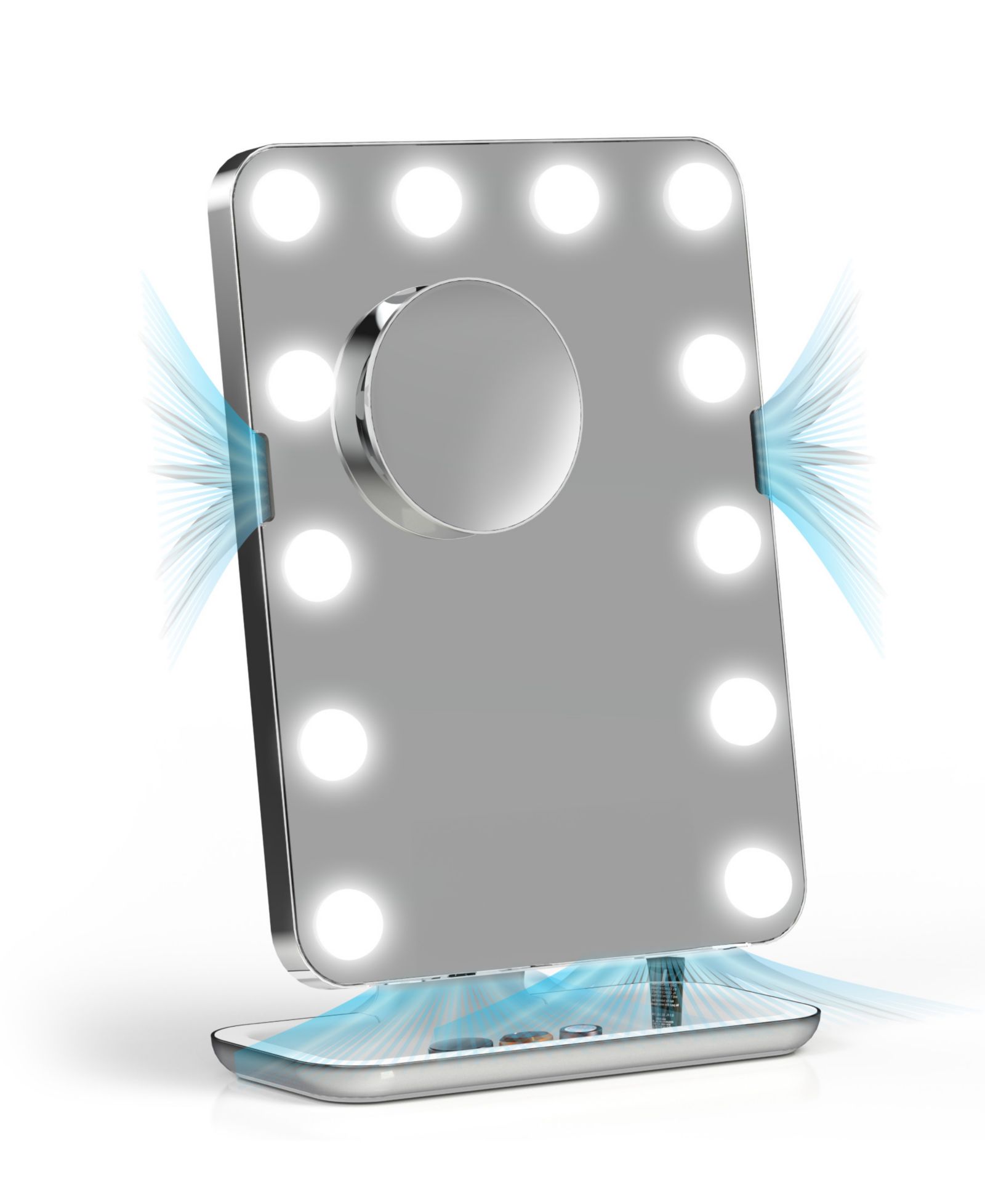 Sharper Image SpaStudio Hollywood Tiltable Vanity Mirror