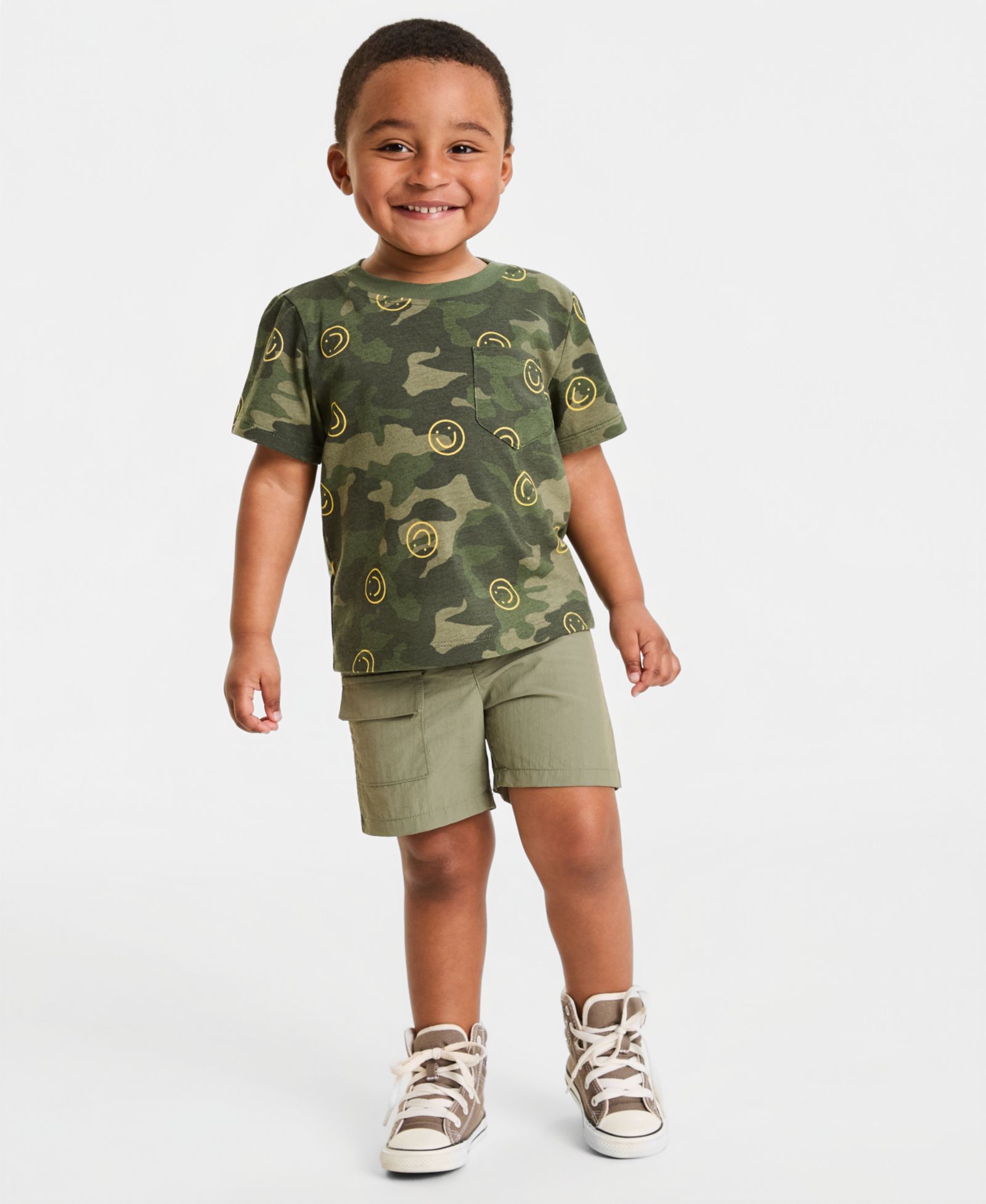 Epic Threads Детский комплект из футболки и шорт карго 12M-5T