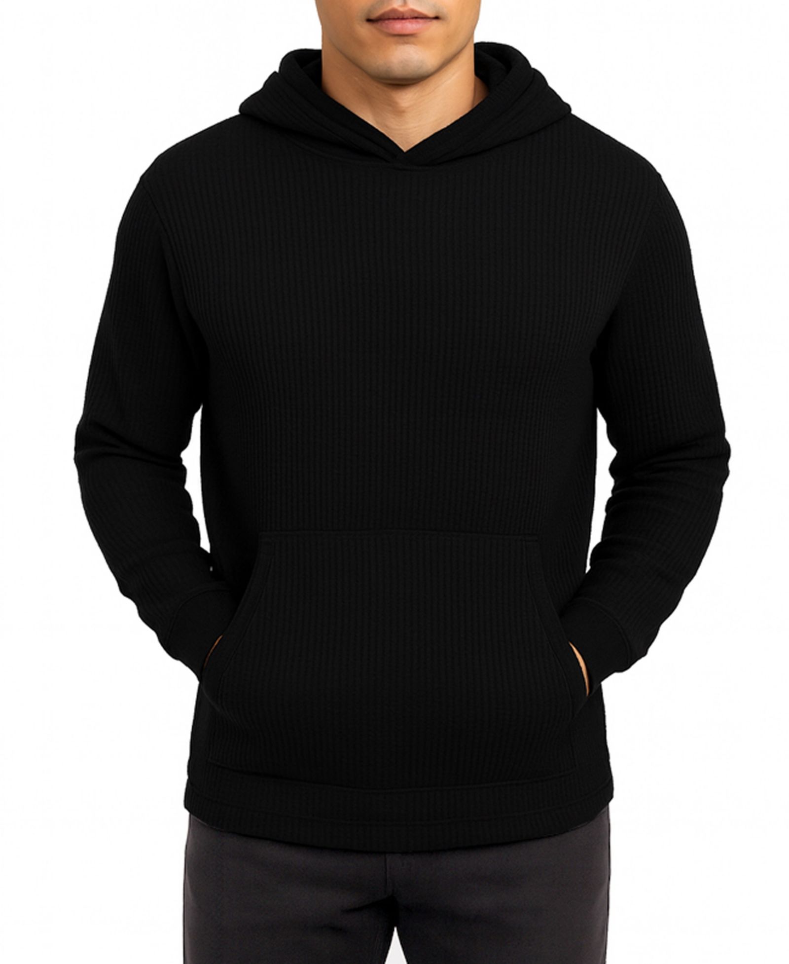 Мужское худи Blue Ice Waffle Knit Thermal Pull-On