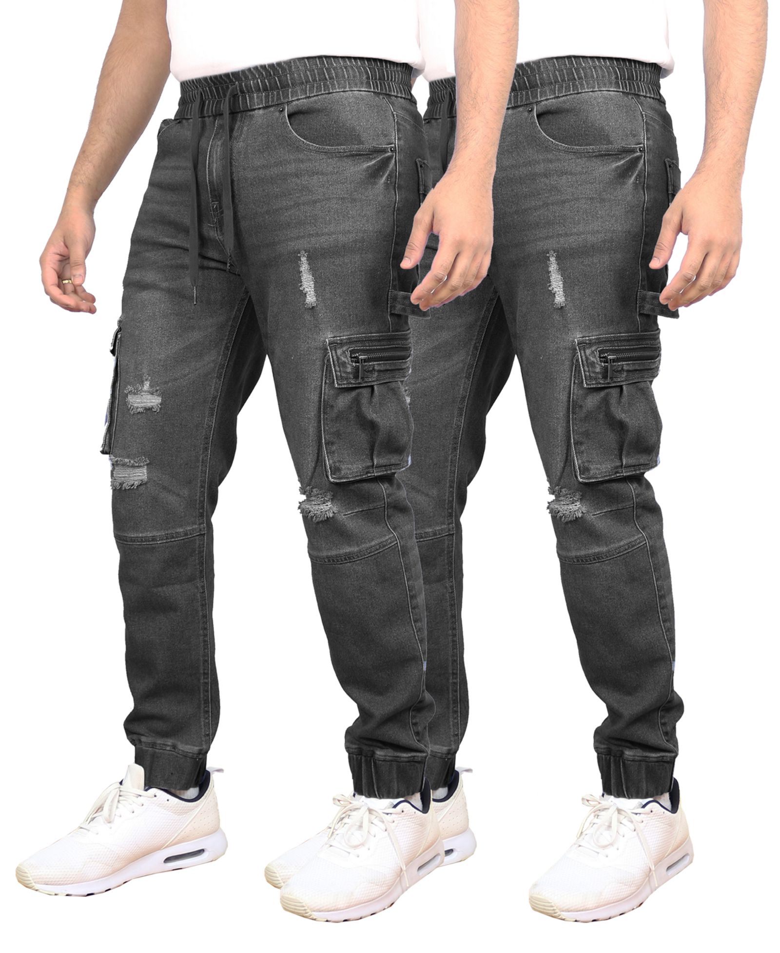 Комплект джинсы-джоггеры Blue Ice Men's Stretch Cargo Carpenter, 2-Pack