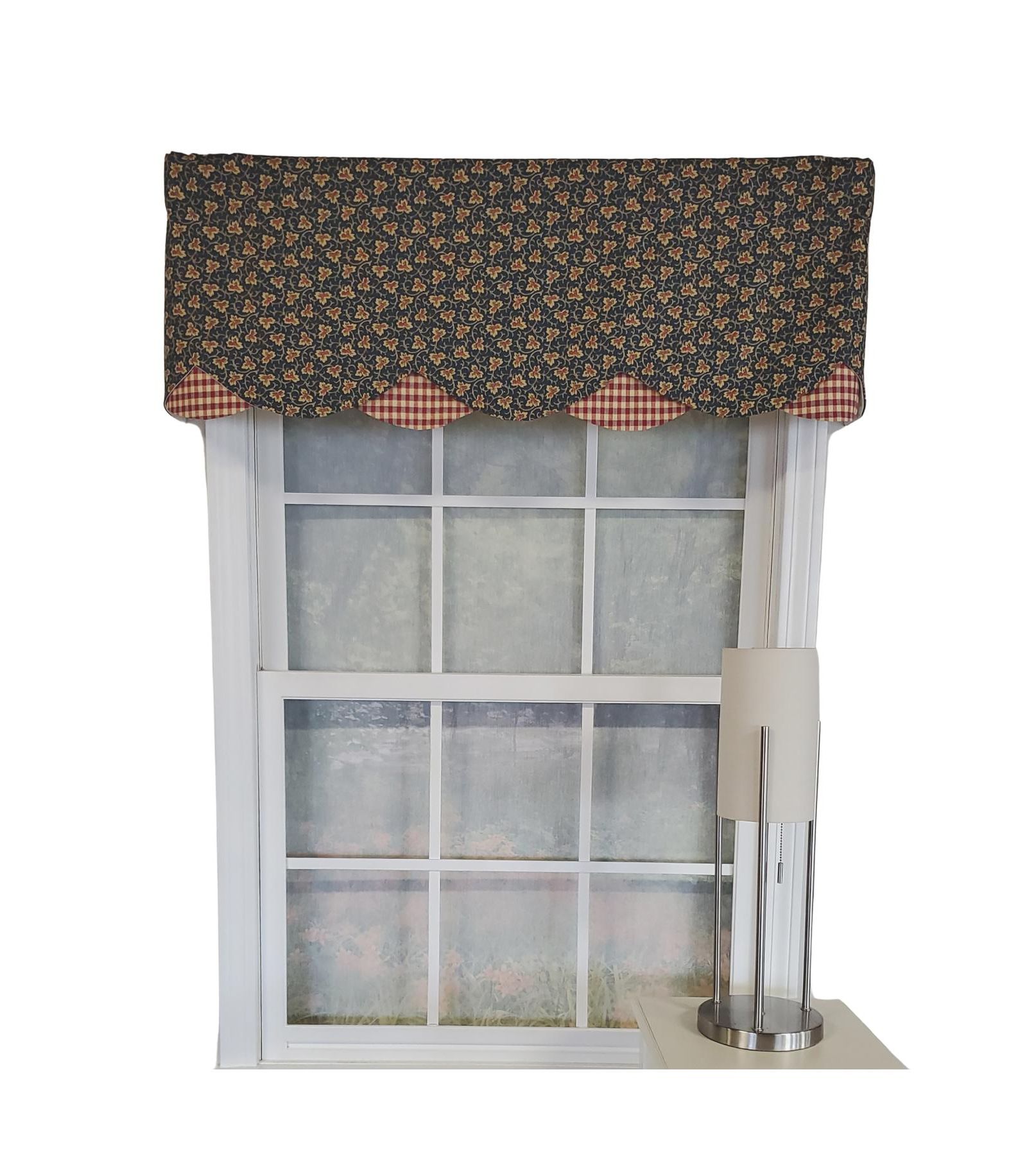 Занавеска RLF Home Andover из ткани с карманом для штанги 50" x 15" Navy