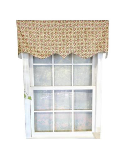 Декоративный валан RLF Home Florida Regal, 3" карман для штанги, цвет Sage, 50" x 17"