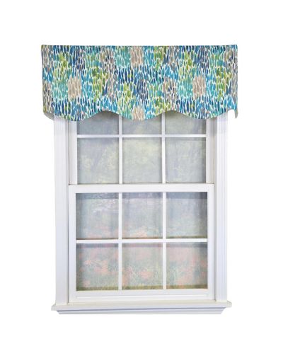 Занавеска RLF Home из 100% хлопка Dazzle Provance, айвори, 50" x 17"
