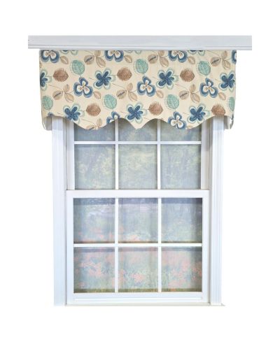 Занавеска RLF Home Jolly Glory 100% хлопок, полностью подбитая, 50" x 16", кремовая