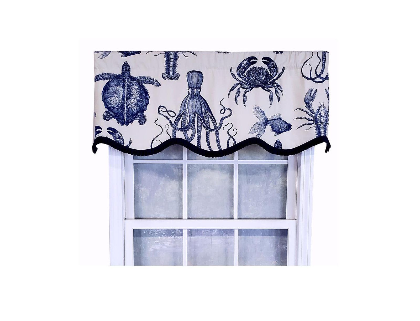 Валанс для окна RLF Home Modern Design Classic Aquarium Provance Style 50" x 17"