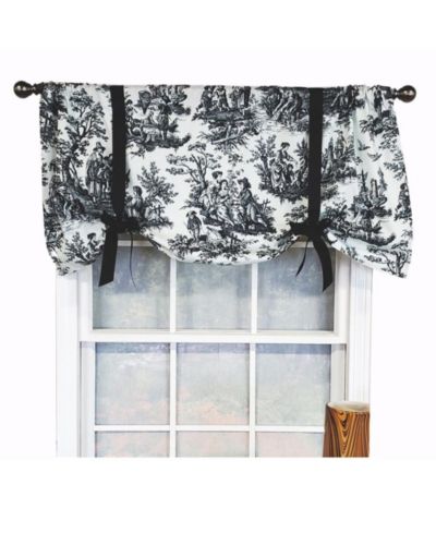 Занавеска RLF Home Modern Design Classic Pique Tie-Up Window Valance