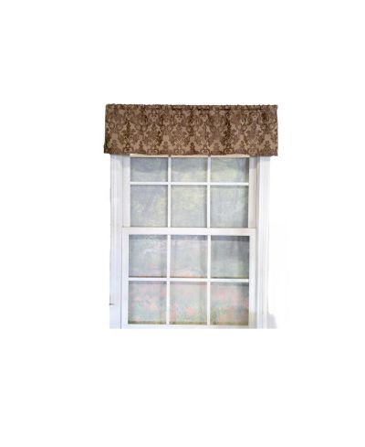 Декоративная занавеска RLF Home 100% хлопок коричневая