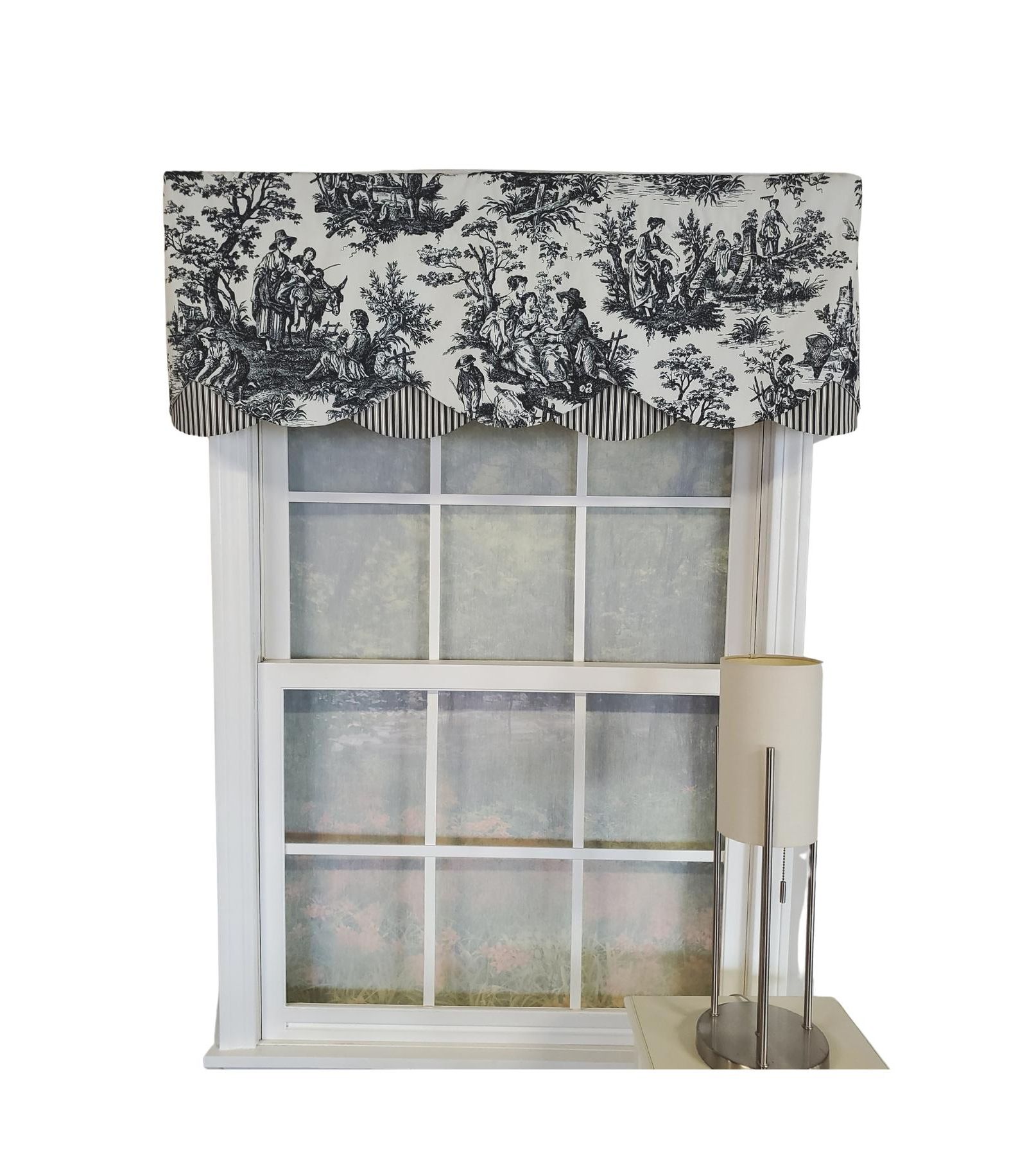 Занавеска RLF Home Glory Days, черная, 50" x 15"