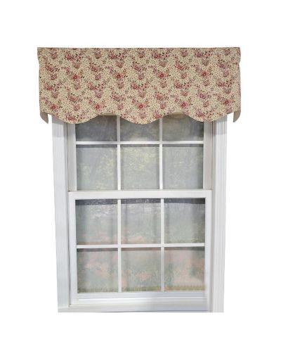 Декоративная занавеска RLF Home Loulia Provance 3" Rod Pocket Cream 50" x 15"