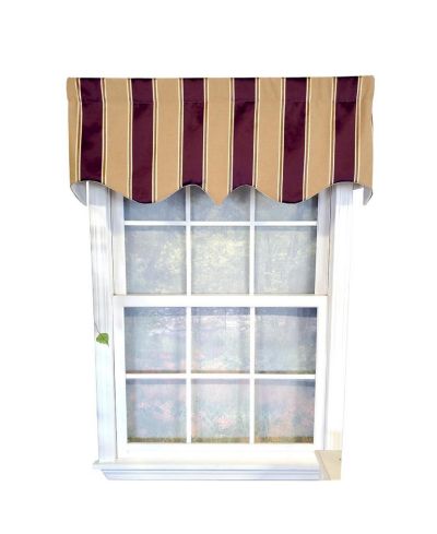Декоративная занавеска RLF Home Bengal Stripe Regal с подкладкой и карманом для штанги