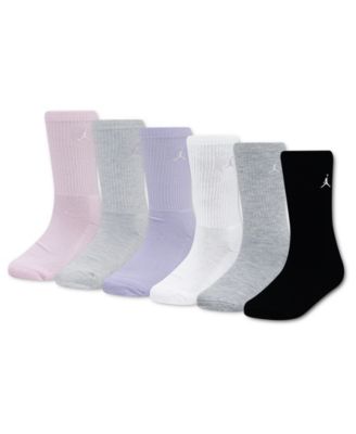 Jordan Everyday Essentials Big Kids 6-Pack  Crew Socks