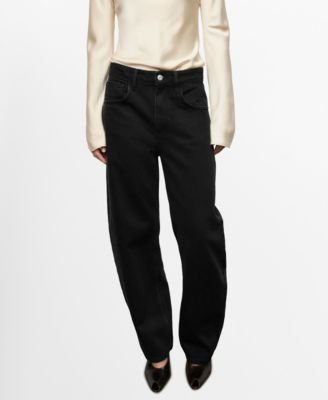 Женские джинсы Mango High-Waisted Barrel