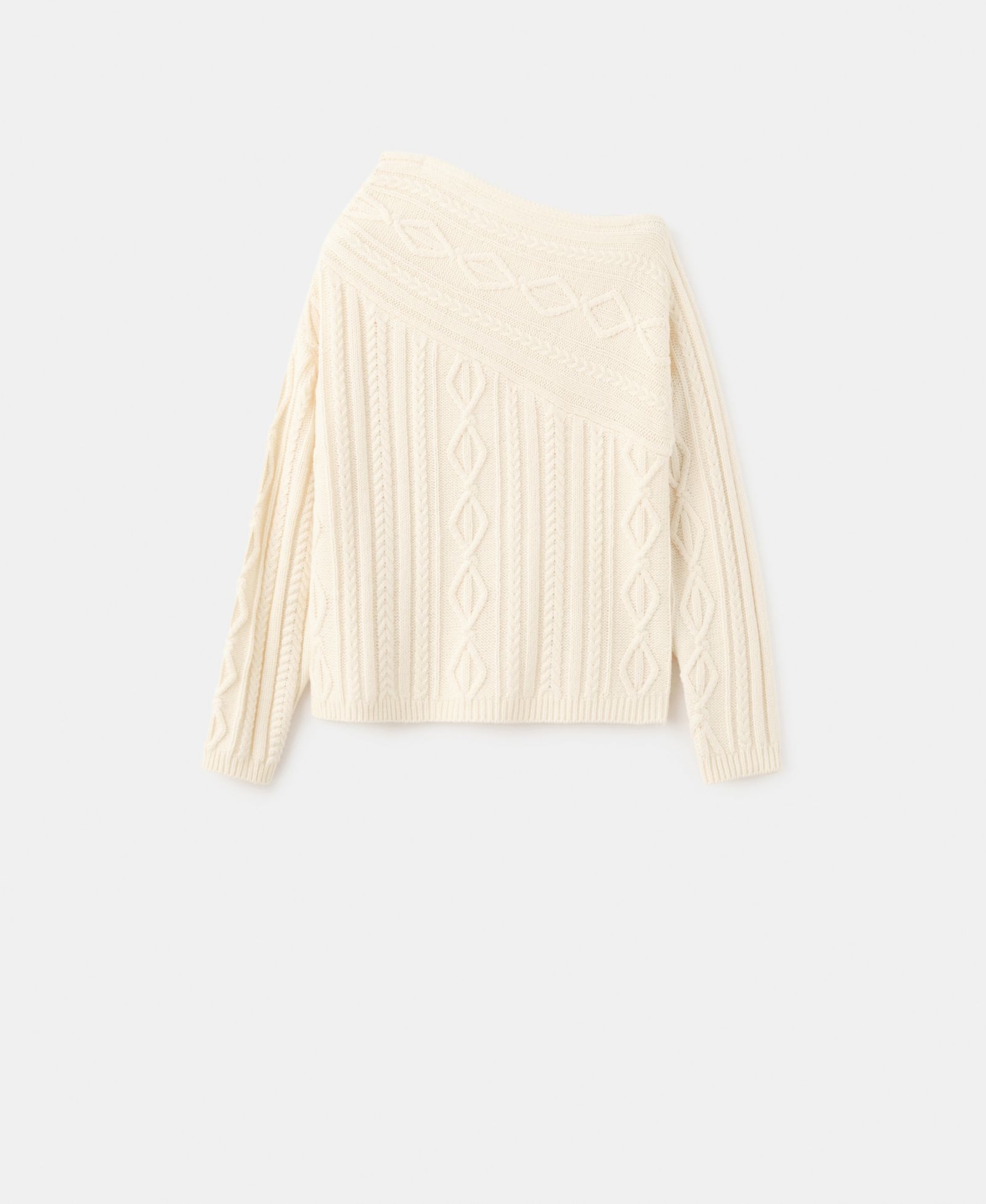Mango Women's Braided Wool-Blend Sweater