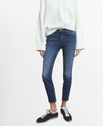 Женские джинсы MANGO Mid-Rise Skinny