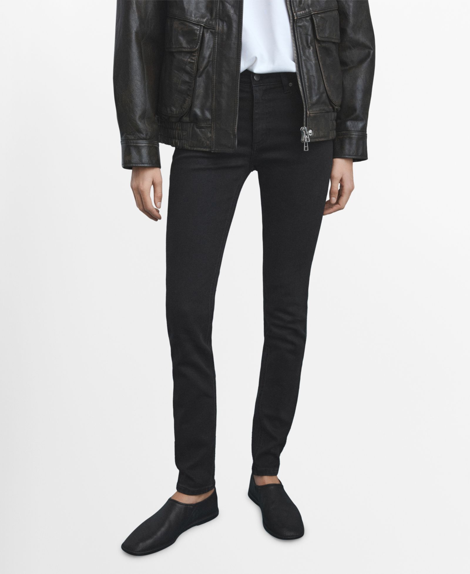 Mango Women's Mid-Rise Skinny Jeans