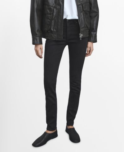 Mango Женские узкие джинсы Skinny, средняя посадка