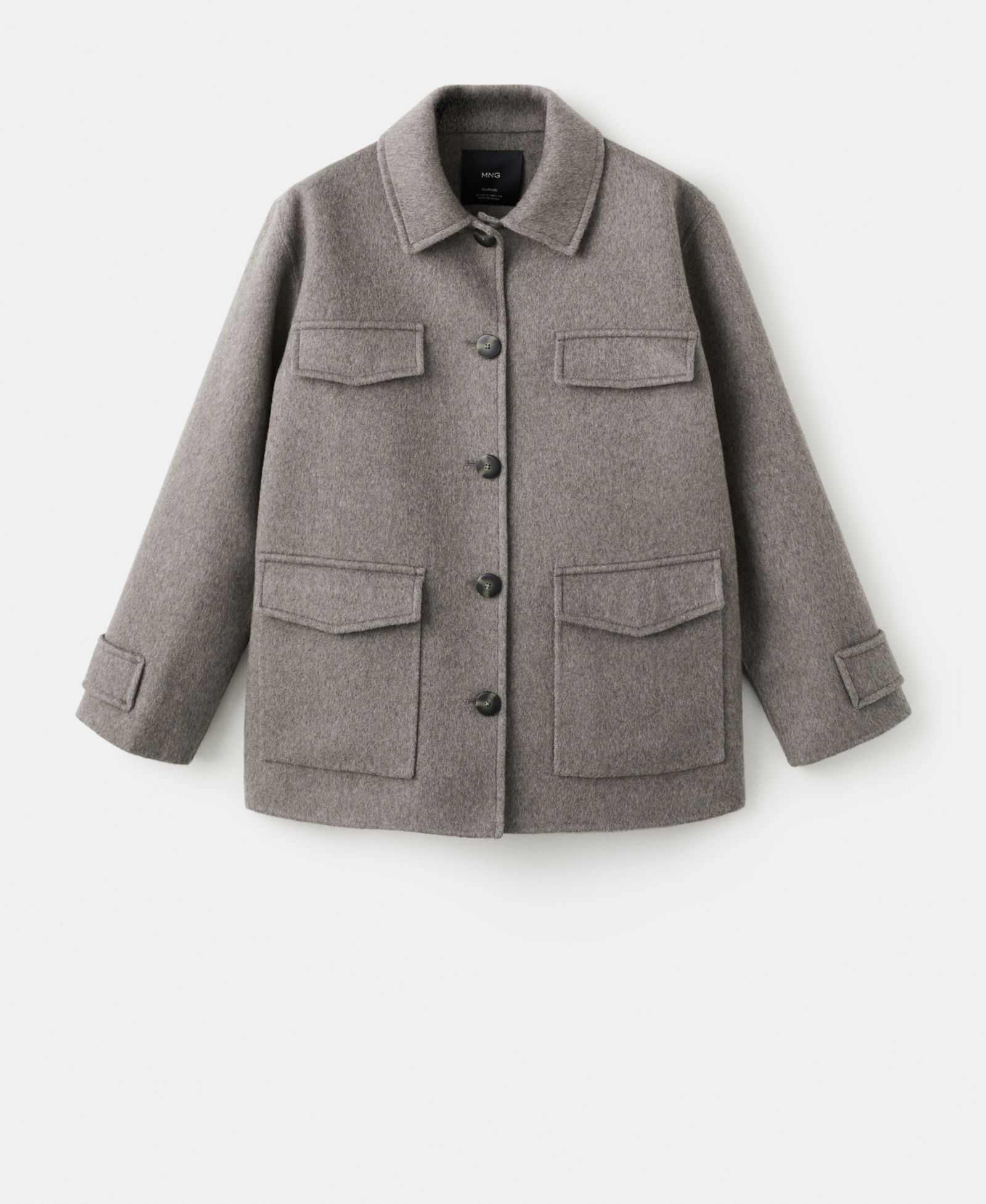Mango Women's Pockets Wool Jacket