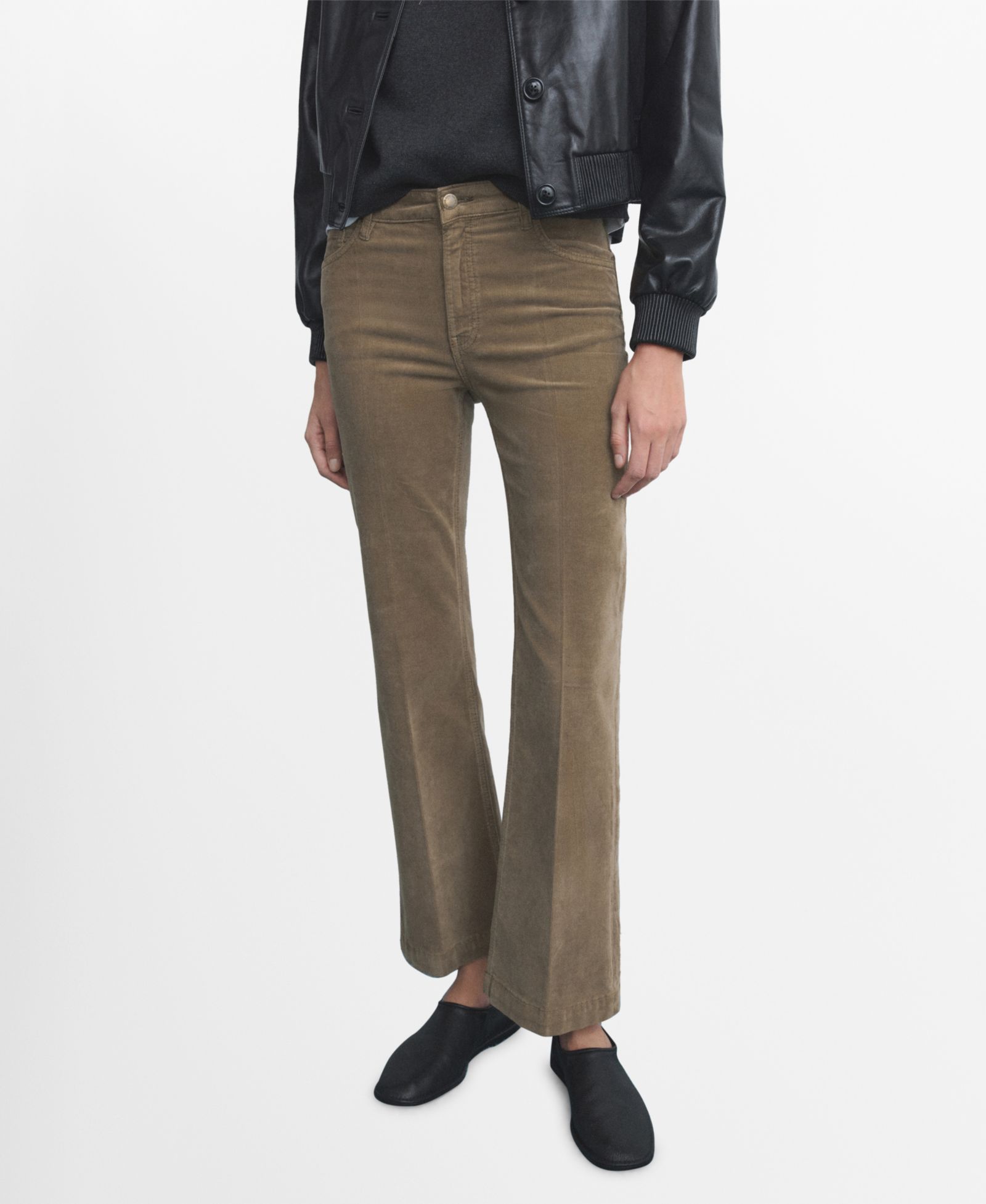 Женские джинсы Mango Corduroy Flared