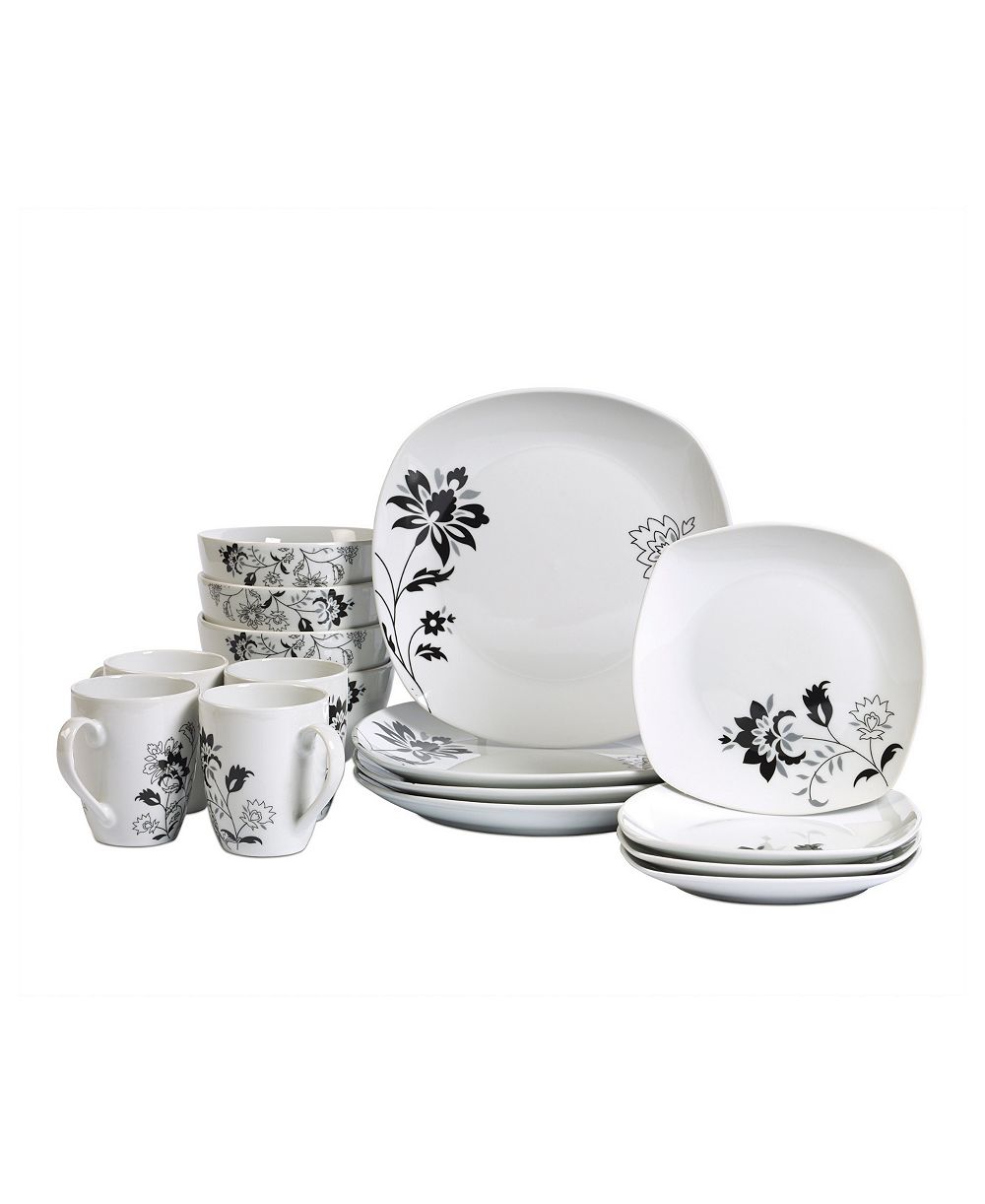 Tabletops Unlimited Rebecca 16 Pc. Dinnerware Set, Service For 4