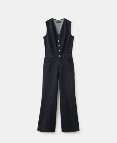 Женский джинсовый комбинезон Mango Buttons