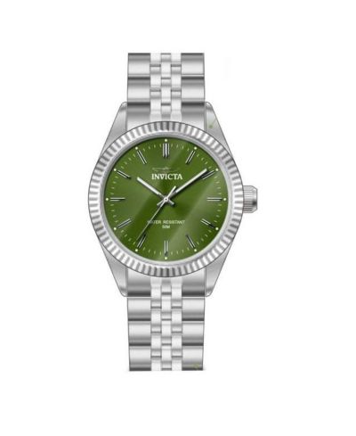 Женские часы Invicta 49217 Specialty Quartz 3 Hand с зеленым циферблатом
