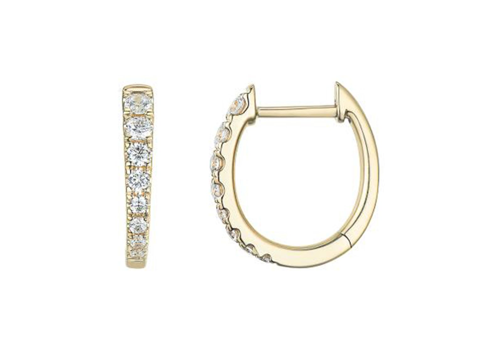 Серьги с бриллиантами 1/2 ct. t.w. в золоте 14k Yellow Gold