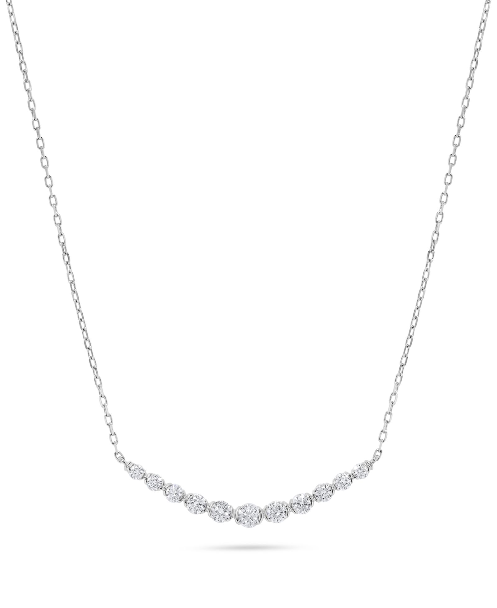 Ожерелье Macy's Diamond 14k White Gold