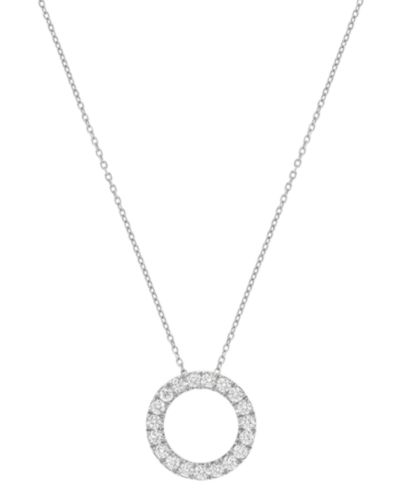 Macy's подвеска с бриллиантом (1/2 ct. t.w.) в 14k желтом золоте