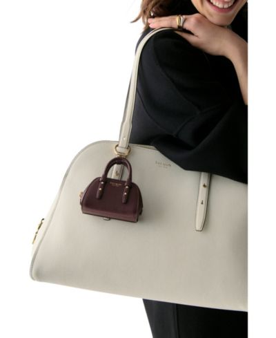 Брелок для сумки kate spade new york, из зернистой кожи Nano Carryall