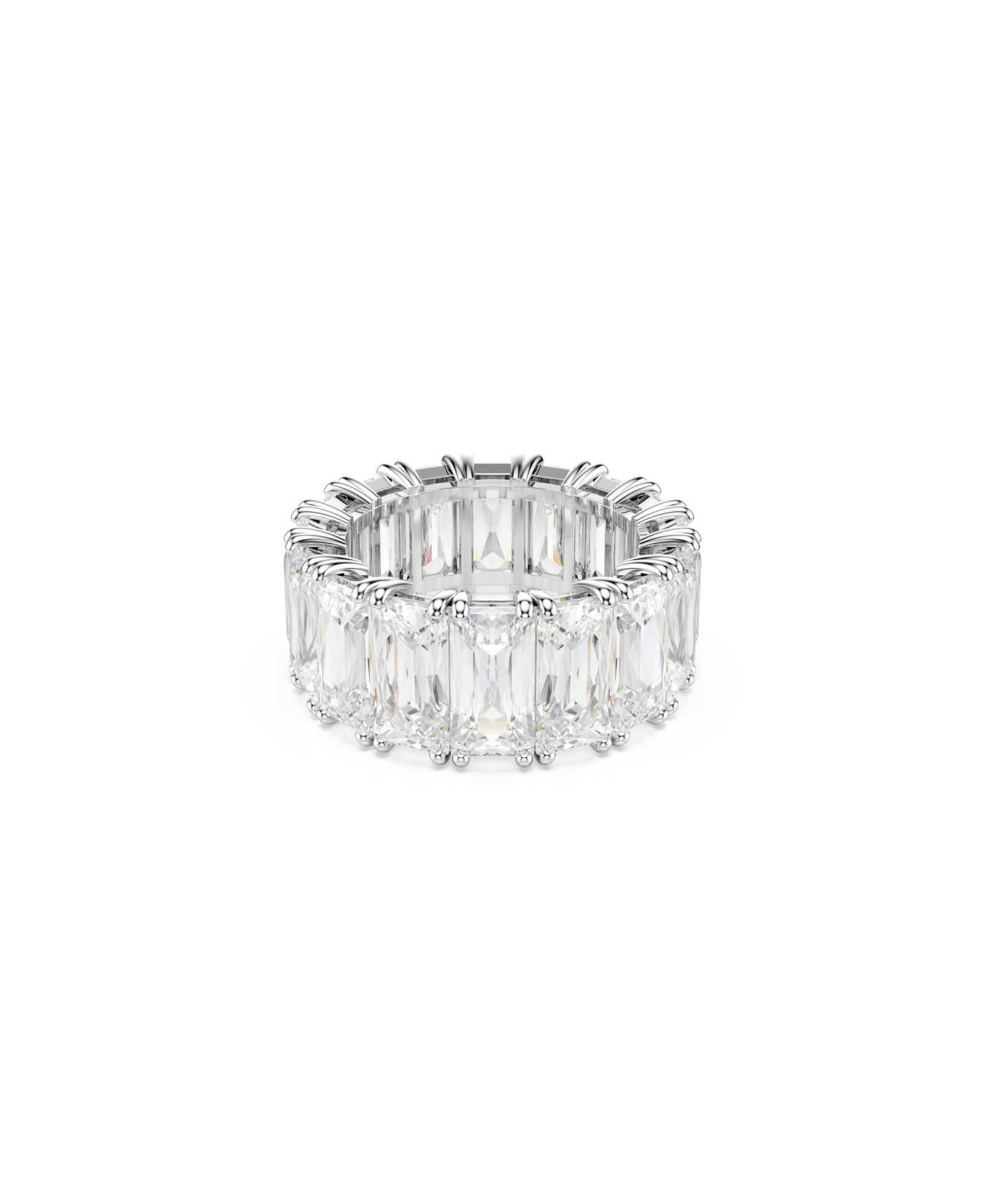 Кольцо Swarovski White Rhodium Plated Matrix Vittore