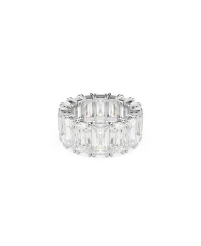 Кольцо Swarovski White Rhodium Plated Matrix Vittore