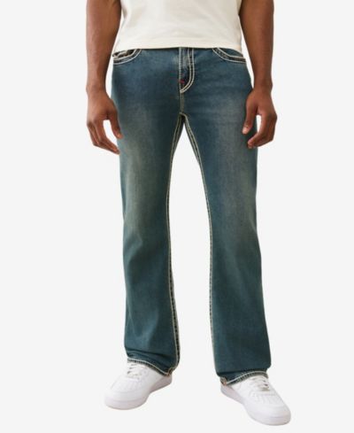 True Religion Men's Billy Bootcut Rope Stitch Flap Jeans