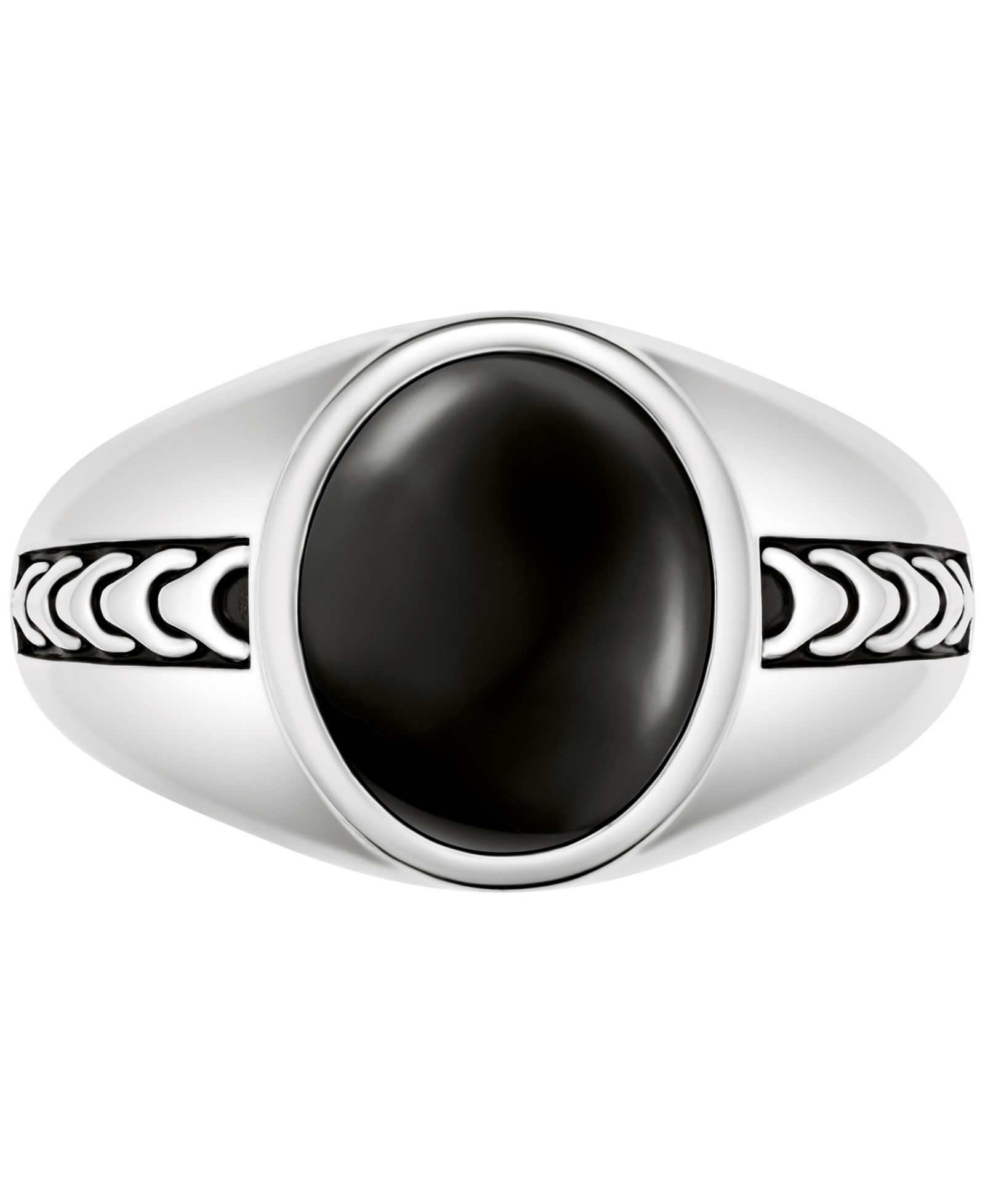 Bulova Men's Sterling Silver Statement Ring