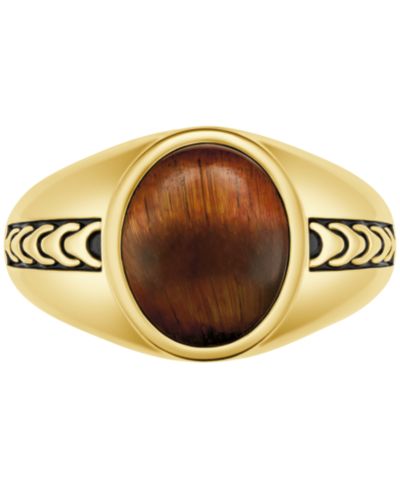 Bulova Men's Gold Plated Statement Ring