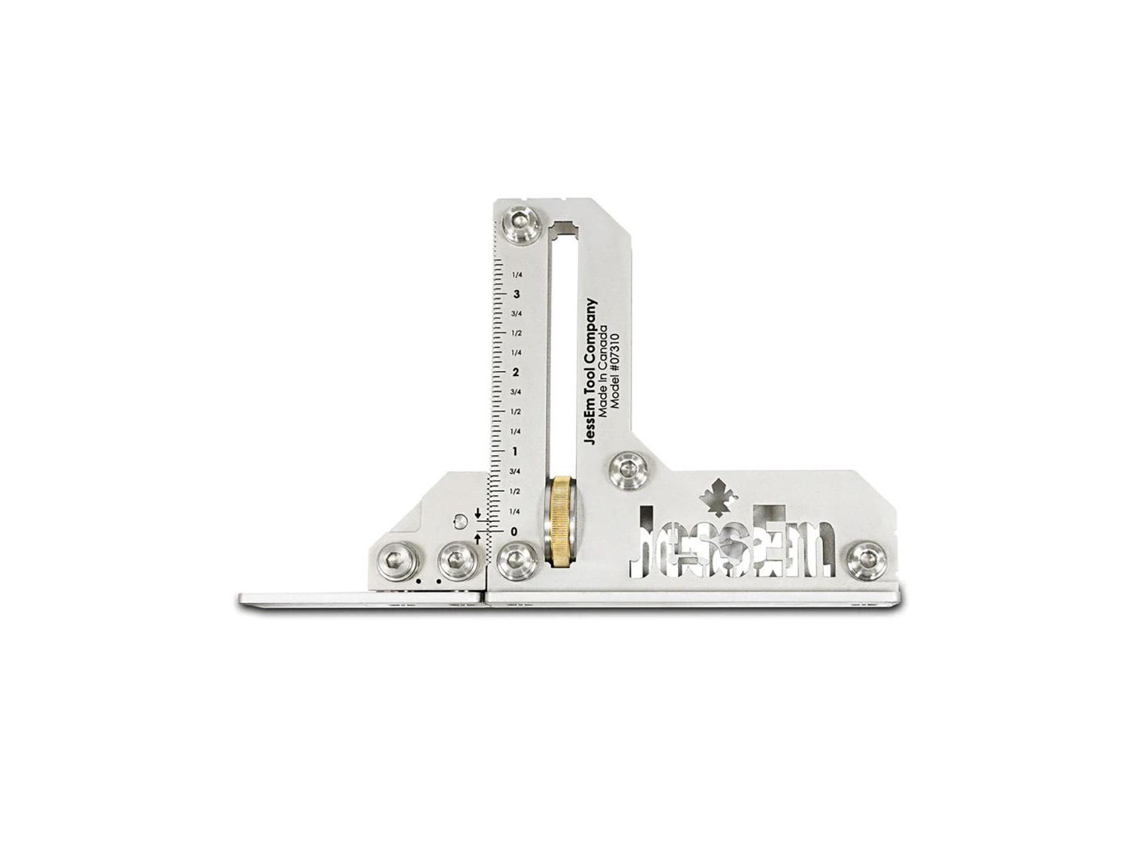 JessEm 07310 14 Guage Stainless Steel Tool Setting Gauge - Imperial - Large