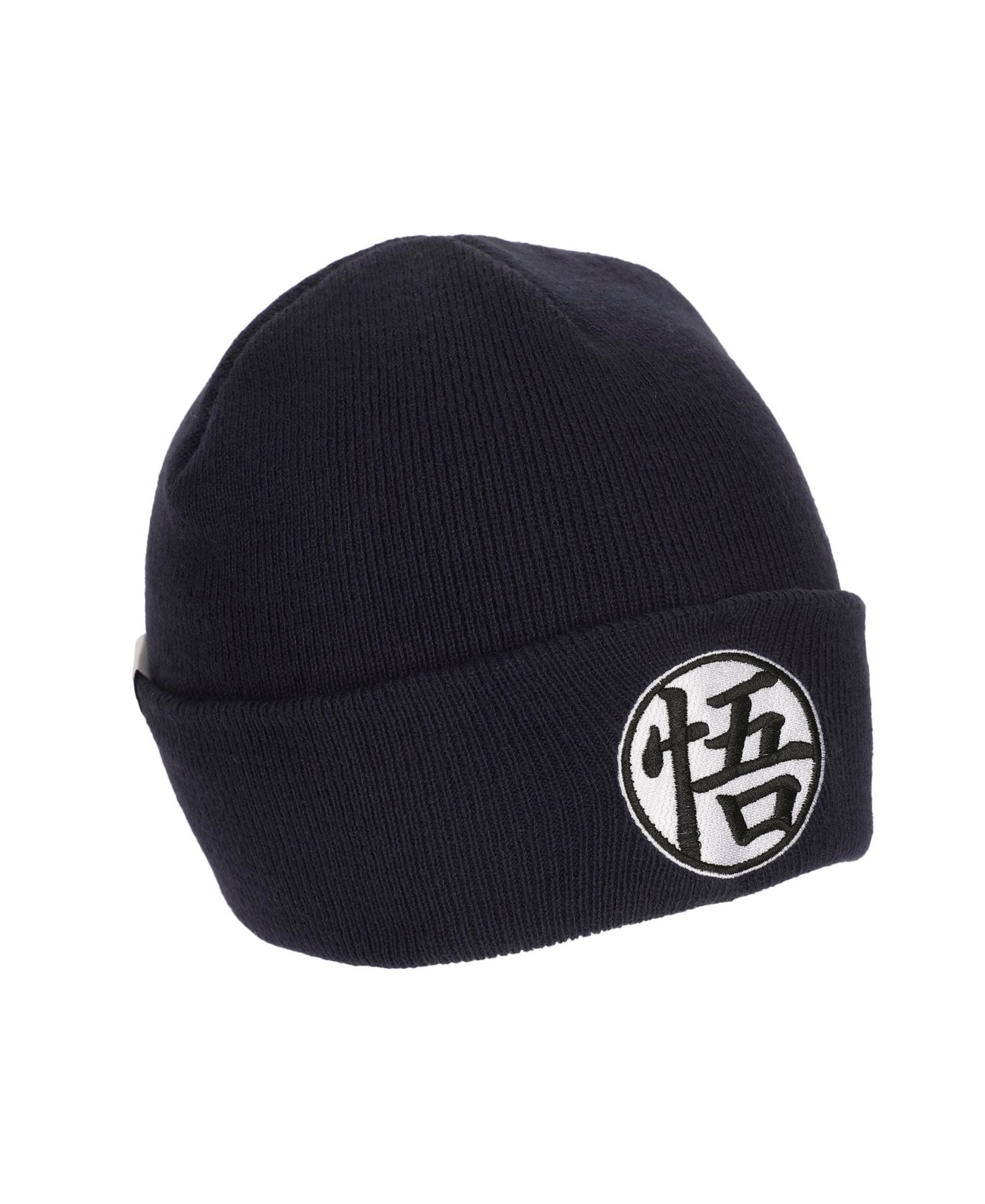Dragon Ball Z Men's Goku Symbol Embroidery On Acrylic Knit Standard Cuff Beanie