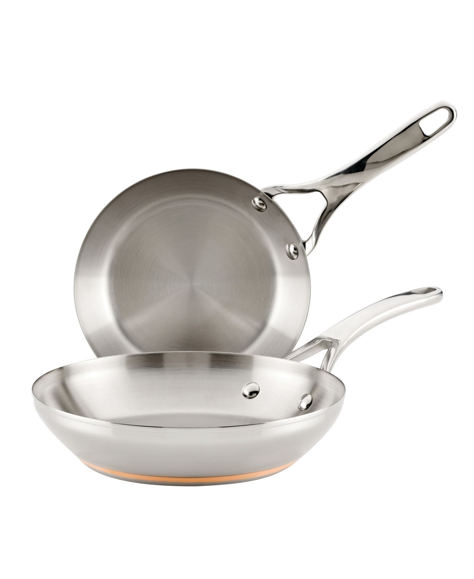 Набор сковород Anolon Nouvelle Copper Stainless Steel, 8" и 9.5"